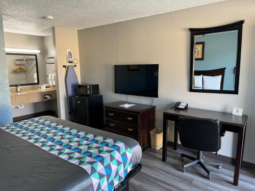 Μια τηλεόραση ή/και κέντρο ψυχαγωγίας στο Kansas Inn