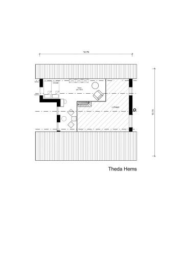 Haus Thedaの見取り図または間取り図