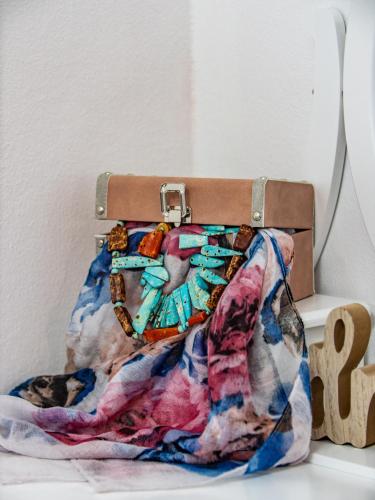 a bag sitting on top of a toilet at Brojdi in Labin