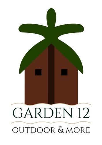 a logo for garden outdoor and more at Garden12 Outdoor & More in Douz