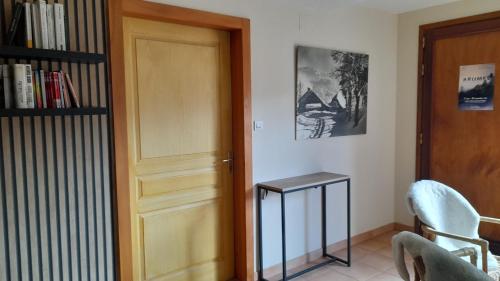 Knihovna v bed and breakfast