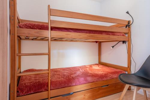 Posteľ alebo postele v izbe v ubytovaní Serre Chevalier Studio 30 m2 coin montagne à 8 Minutes des Pistes