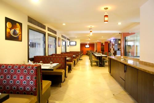 Posezení v ubytování Click Hotel Yuvraj