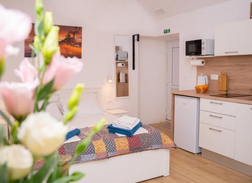 Kuchyňa alebo kuchynka v ubytovaní Studio apartment JELI