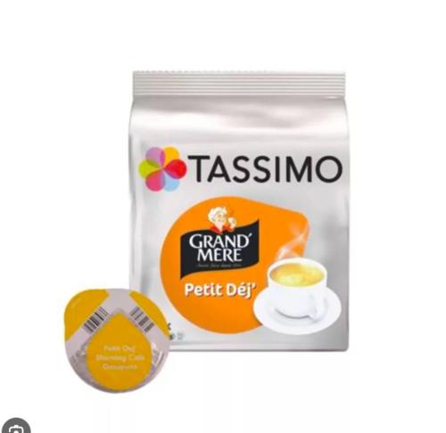 un paquet de tassimo grand mère pêchh dip teazos dans l'établissement Calme, lumineux avec balcon, à Toulouse