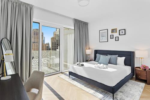 Elegant and Modern 1BR Apt in JBR with Beach Access