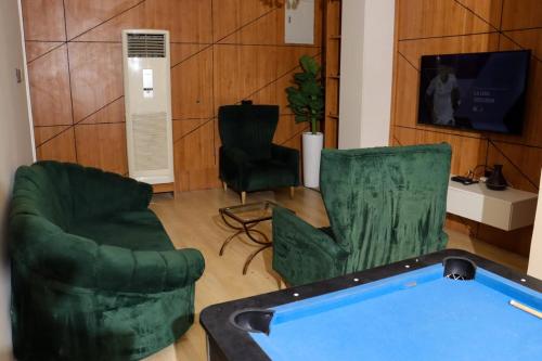 Mesa de billar en Deerex Luxury Apartments Hospitality