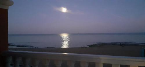a view of the ocean from a balcony at Lloyds Beach Club in Torrevieja