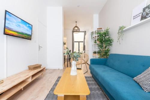 Et opholdsområde på Lille centre - Nice flat with terrace!