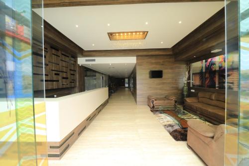 The lobby or reception area at The Byke Suraj Club, Junagadh