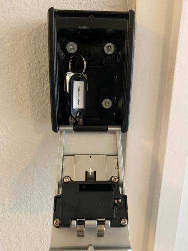 an electronic device with a key in a box at Point of Kiel in Kiel