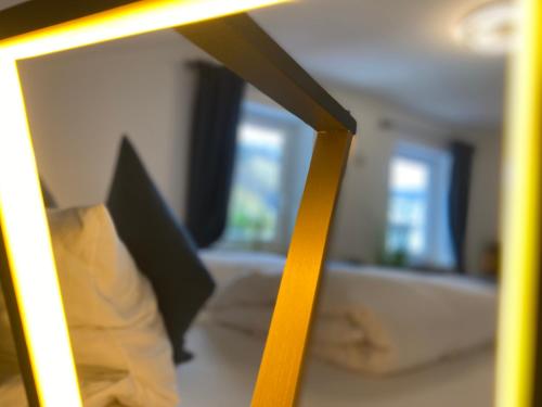 Bilik mandi di Pension und Ferienwohnung Frech