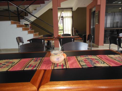 Un lugar para sentarse en Hotel Aybal