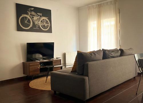 Télévision ou salle de divertissement dans l'établissement Mush Rooms Apartments