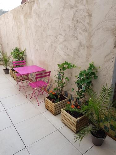 2 Cosy appart dans maison à Neudorf proche centre ville avec terrasse