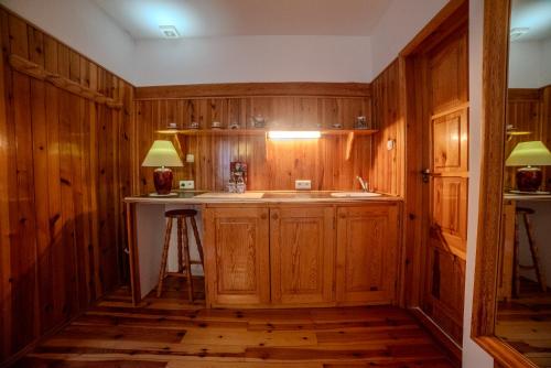 Dapur atau dapur kecil di Ośrodek LBN-HUTA
