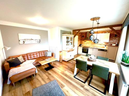 Una cocina o zona de cocina en Auszeit Norddeich I 5 Minuten zu Fuß zum Meer