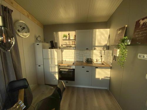 A cozinha ou cozinha compacta de Hólakot - cottage