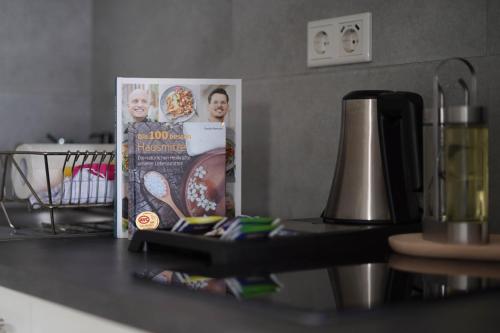 Παροχές για τσάι/καφέ στο Schöne Apartments in Bad Rothenfelde I private Parkplätze mit Ladesäulen I home2share