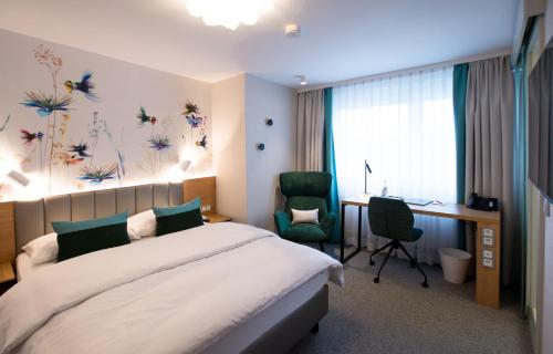 Katil atau katil-katil dalam bilik di Hotel Boehler