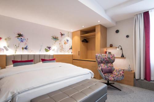 Katil atau katil-katil dalam bilik di Hotel Boehler