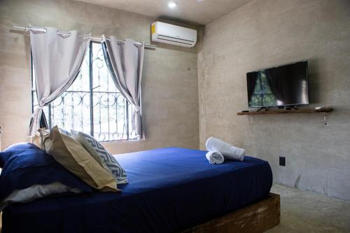 Katil atau katil-katil dalam bilik di Casa Salazar