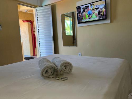Postel nebo postele na pokoji v ubytování Hotel Concha do Mar