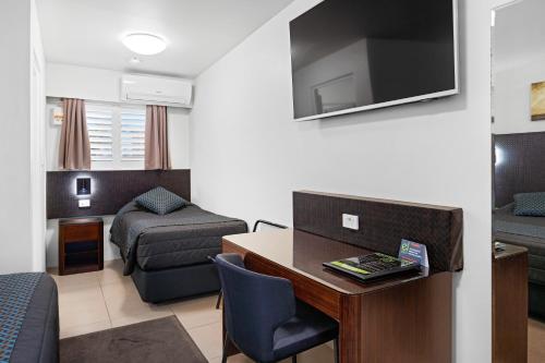 Μια τηλεόραση ή/και κέντρο ψυχαγωγίας στο El Motor Inn