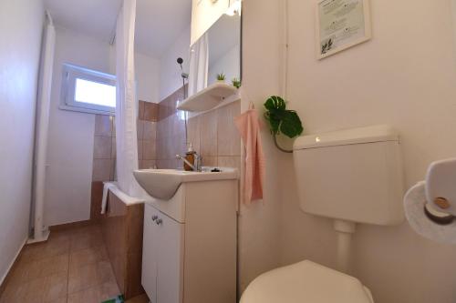 Kupatilo u objektu Dulcineea Apt- free parking-family friendly