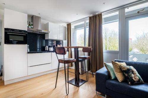 Kuchyň nebo kuchyňský kout v ubytování Apartment Heart of Rotterdam