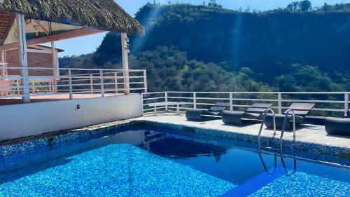 Πισίνα στο ή κοντά στο La Palapa & Posada Mía