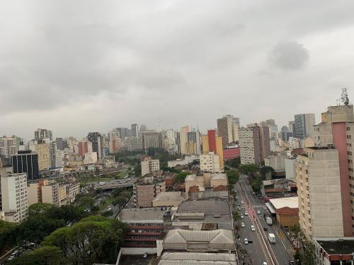 Nespecifikovaný výhled na destinaci São Paulo nebo výhled na město při pohledu z apartmánu