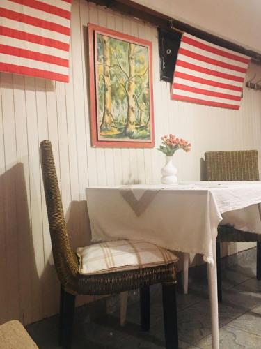 Χώρος καθιστικού στο Habitación privada Barrio Uno