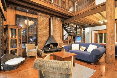 Un lugar para sentarse en Kuranda Rainforest Chalet