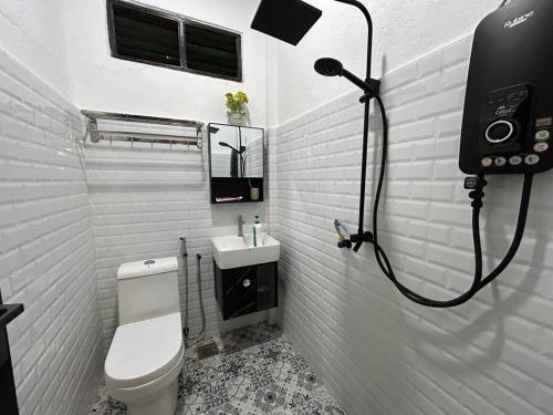 Koupelna v ubytování NASHQUE HOMESTAY