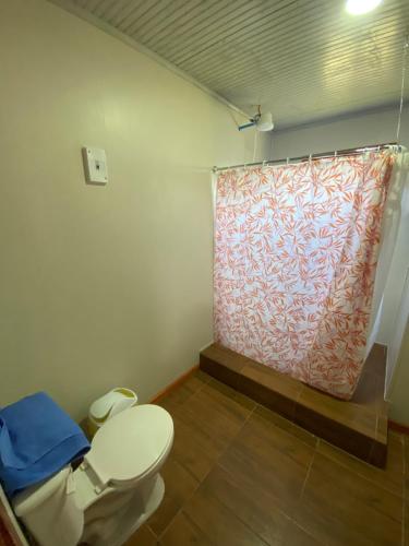 Koupelna v ubytování Hostal Coronel Riffo