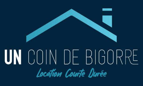a logo for a homeoperative location centre universe at Logements Un Coin de Bigorre - T2 de campagne - Canal plus & Netflix - Wifi fibre - Centre village in Tournay
