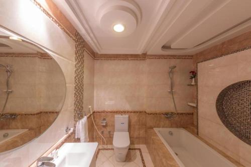 Et badeværelse på فندق سنود النرجس