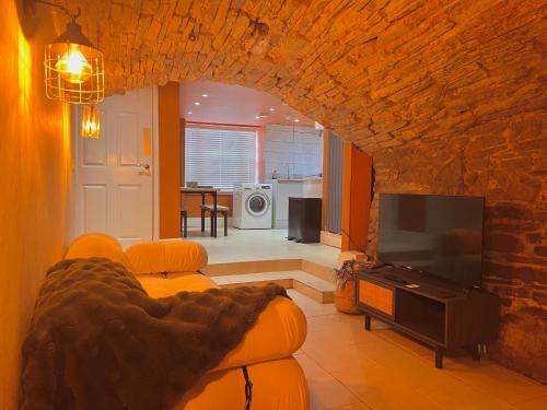 Posezení v ubytování Brecon serviced apartments- Kian Perrott Properties