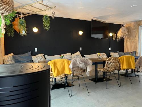 Posezení v ubytování B&B Privé Studio Bij Zee