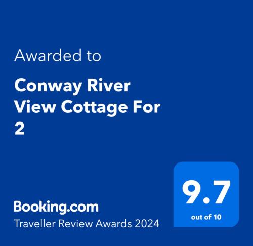 Captura de pantalla de la conferencia de observación del río para premios de revisión de viajeros en Conway River View Cottage For 2, en Cheviot