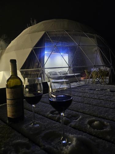Joogid majutusasutuses Dream Domes Luxury Glamping Tents