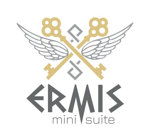 an illustration of a pair of keys with wings at Ermis Mini Suite # 1 in Chalkida