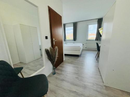 Postel nebo postele na pokoji v ubytování Hotel zum Rücking