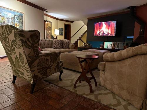 Μια τηλεόραση ή/και κέντρο ψυχαγωγίας στο Villa Panorama