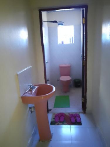 Phòng tắm tại Leafy suburbs of milimani(1br)-Nakuru