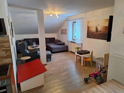 Posezení v ubytování Ferienwohnung Koller