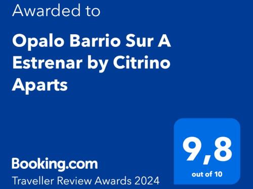 a screenshot of a cell phone with the text upgraded to opalo barrio surf at Opalo Barrio Sur A Estrenar by Citrino Aparts in San Miguel de Tucumán
