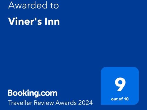 Certifikát, hodnocení, plakát nebo jiný dokument vystavený v ubytování Viner's Inn