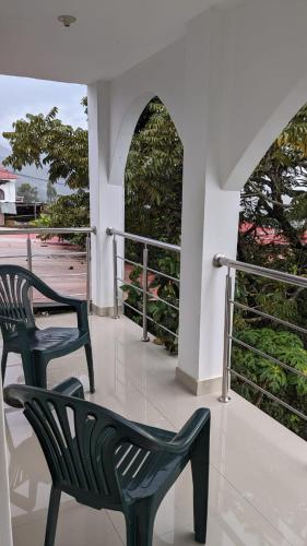 Un balcón o terraza en Guiltor host